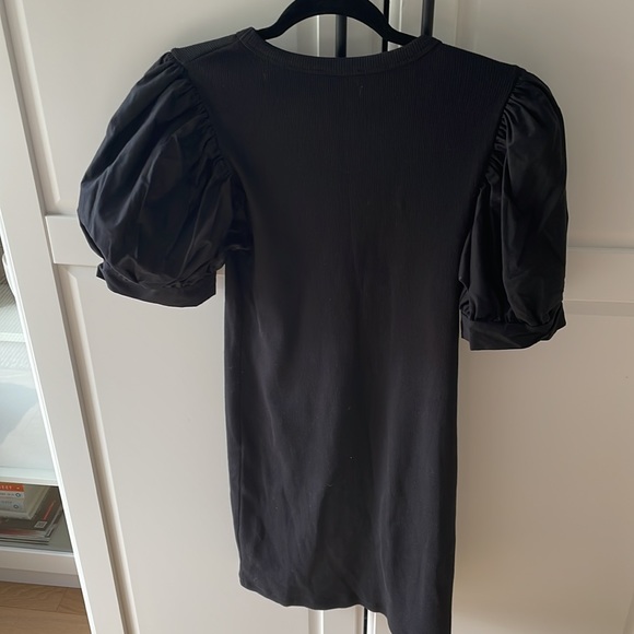 NWOT Zara Puff Sleeve Dress - size Large - Picture 3 of 3